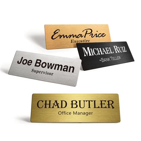 staples magnetic name badges.